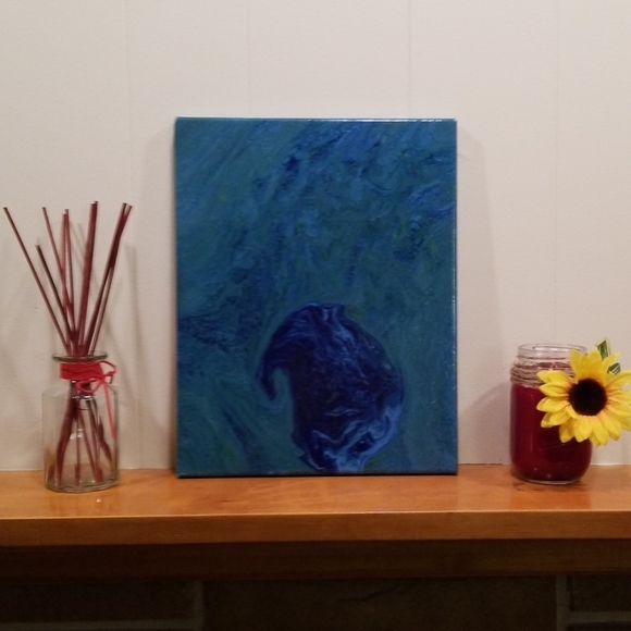 11"x14" Handmade paint pour - Picture 4 of 8